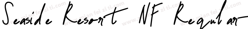 Seaside Resort NF Regular字体转换